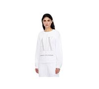 Armani Exchange Studded Icon - Felpa Maglia di Tuta Donna (Pacco da 1)