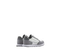 ARMANI EXCHANGE Suede Bicolor Sneakers, Scarpe da ginnastica Uomo, Off White Silver, 41.5 EU