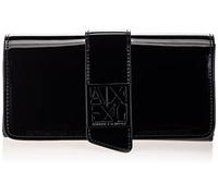 Armani Exchange Susi Continental Wallet Travel Accessory Envelope Card Holder, Nero, Einheitsgröße