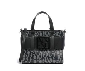 Armani Exchange Susie M Borsa a mano nero, cotone, donna