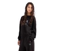 Armani Exchange Sustainable, Black Edition, Round Neck Maglia di Tuta Donna