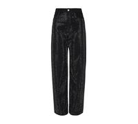 Armani Exchange Sustainable, J38, Strass Details, Rigid Cotton, Jeans da Donna, Black Denim,