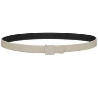 Armani Exchange Sustainable, Reversible, Logo Buckle Cintura Piatta, Mirage/Nero, 72 Donna