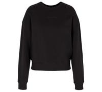 Armani Exchange Sustainable, Small Front Logo, Ribbed Cuffs Maglia di Tuta, Nero, M Donna