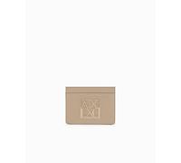 Armani Exchange Susy Classic Metal Logo Cards, Accessory-Travel Wallet da Donna, Sabbia, Taglia Unica