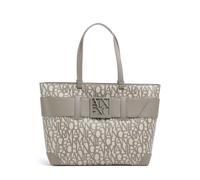Armani Exchange Susy M Borsa shopper beige, pelle sintetica, donna