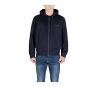 Armani Exchange, ,Sweatshirts & Hoodies ,Uomo ,Blu ,2XL Felpa con Cappuccio e Zip con Tasche Frontali