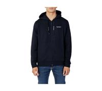 Armani Exchange, ,Sweatshirts & Hoodies ,Uomo ,Blu ,S Felpa con Cappuccio in Cotone Blu