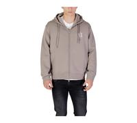 Armani Exchange, ,Sweatshirts & Hoodies ,Uomo ,Grigio ,L Felpa con cappuccio e zip con tasche frontali