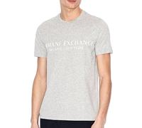 Armani Exchange T-Shirt a Maniche Corte con Logo Milano/NY Uomo