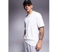 Armani Exchange - T-shirt bianco sporco con logo squadrato 42