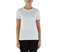 Armani Exchange Essential, Embroidered Logo Signature T-Shirt, Bianco Ottico, M Donna