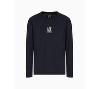 ARMANI EXCHANGE Maglietta navy / bianco Uomo ARMANI EXCHANGE S navy / bianco