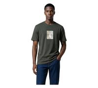 Armani Exchange - T-shirt in cotone regular fit - - Tops - Uomo - Verde - S