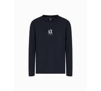 ARMANI EXCHANGE Maglietta navy / bianco Uomo ARMANI EXCHANGE L