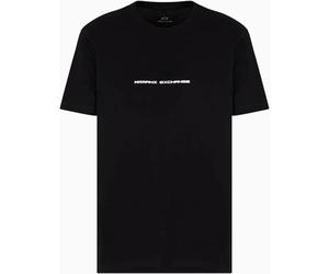 Armani Exchange - T-shirt regular fit con logo goffrato - - Tops - Uomo - Nero - L
