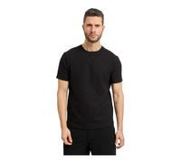 Armani Exchange - T-shirt Slim Fit in Cotone Mercerizzato Jacquard - - Tops - Uomo - Nero - M