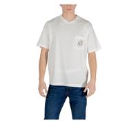 Armani Exchange - T-shirt stampata con scollo rotondo - - Tops - Uomo - Bianco - XS