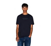 Armani Exchange Maglietta da Uomo, a Maniche Corte, con Logo Milano-New York, Colore Blu, M, Navy Scuro, M