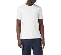 ARMANI EXCHANGE Tee With Tone-on-tone Logo, T-shirt, Uomo, Bianco, XL
