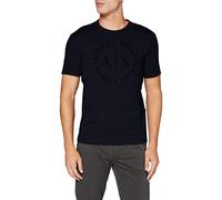 ARMANI EXCHANGE Tee With Tone-on-tone Logo, T-shirt, Uomo, Blu, M