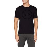 ARMANI EXCHANGE Tee With Tone-on-tone Logo, T-shirt, Uomo, Nero, M