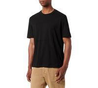 Armani Exchange The Grid, Sustainable, Embossed Logo Lettering T-Shirt, Nero, XS Uomo