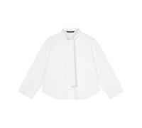 Armani Exchange - Tie-Detail Boxy Shirt - - Blouses & Shirts - Donna - Bianco - M