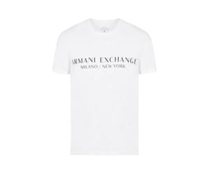 Armani Exchange, ,Tops ,Uomo ,Bianco ,S Milano Chic Magliette Bianca con Logo