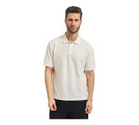 Armani Exchange, ,Tops ,Uomo ,Bianco ,S Polo Jacquard in Cotone Mercerizzato