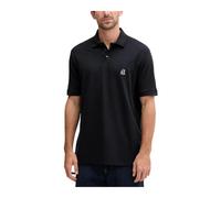 Armani Exchange, ,Tops ,Uomo ,Blu ,XL Polo a maniche corte in cotone con collo rotondo