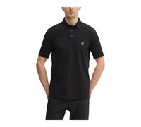 Armani Exchange, ,Tops ,Uomo ,Nero ,S Polo a Maniche Corte con Scollo Rotondo