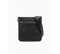 Armani Exchange Uomo Borsa a tracolla con logo, Nero