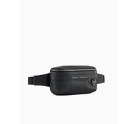 Armani Exchange Tulum Belt Bag, Marsupio Uomo, Nero, 8 Inches x 12 Inches