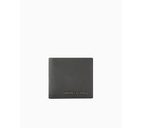 Armani Exchange Tulum, Portafoglio Bi-Fold Uomo, Grigio, Taglia Unica