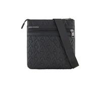 Armani Exchange Uomo Borsa a tracolla piatta, Nero