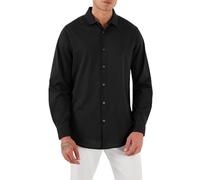 Armani Exchange Uomo Cross Gender, Manica Lunga Classic Fit Side Logo, Maglietta Blu, M, Navy Scuro, M