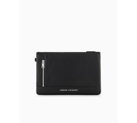 Armani Exchange Esssential, Capri SLG, Single Handle, Pouch Uomo, Nero, Taglia Unica