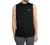Armani Exchange Uomo Gilet con logo sul petto rilassato, Nero