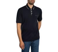 Armani Exchange Uomo Polo con logo Trim, Blu