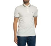 Armani Exchange Uomo Polo slim fit con colletto a righe, bianca