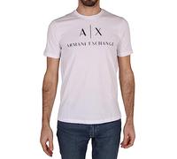 ARMANI EXCHANGE Uomo T-Shirt, Bianco (Bianco 1100), M