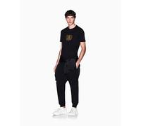 Armani Exchange Uomo T-Shirt con Logo, Black, M