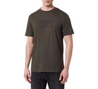 Armani Exchange Uomo Urban Heights, sustainable, logo embroidered, vestibilità normale, nero, L, Inchiostro nero, L