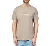 Armani Exchange Utility Edge, Sustainable, Embossed And HD Logo T-Shirt, Anacardi arrostiti, XXL Uomo