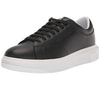 ARMANI EXCHANGE Venice Con Logo Ricamato Sulla Suola Della Piattaforma, Scarpe da ginnastica Uomo, Nero, 42 EU