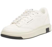 Armani Exchange Venice, Logo Tab On Sole, Scarpe da Ginnastica Uomo, Bianco Sporco, 41 EU