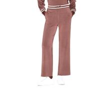 Armani Exchange Waist Stripes, Drawstring, Embroidered Logo Patch Pantaloni di Tuta, Terra, L Donna