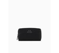 Portafoglio zip logo ARMANI EXCHANGE donna 948068 cc783 00020 nero