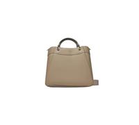 Armani Exchange Wave Large Tote With Webb Strap, Shopping L Donna, Beige (Off Road), Taglia unica